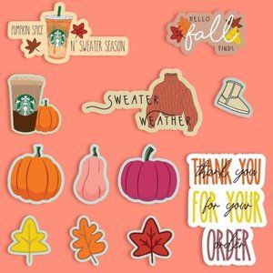 140 Fall Reseller Sticker Pack MATTE